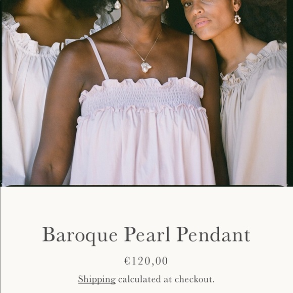 Laasso Baroque Pearl Pendant - Picture 5 of 7